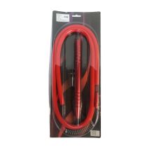 Large Red Silicone Hose with Aluminum Handle