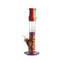 Silicone Water Pipe 32cm, Mix Color, Extra Large Size with Percolator