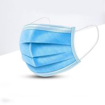 Face Mask 3 Ply Mouth Cover for Virus Protection and Pollen Protection - 50 Pieces Bag
