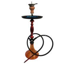 Red Large Aluminum Hookah with Charcoal Holder